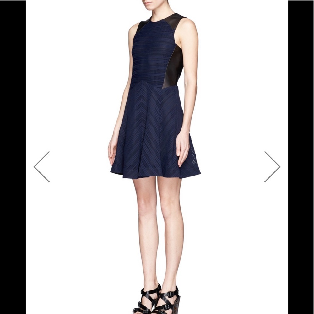 Rag And Bone Basha Leather Dress 0